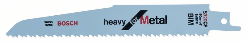 SABRE SAW BLADE FOR METAL S 920 CF 